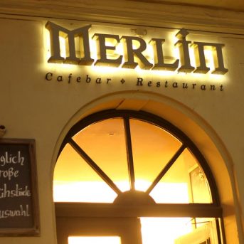 Bild oder Logo der Dankstelle Cafébar • Restaurant Merlin