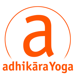 Logo der Dankstelle adhikāra Yogastudio