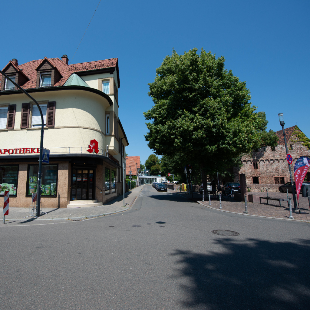 Bild der Dankstelle Rosen-Apotheke an der Tiefburg