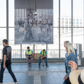 Logo der Dankstelle Verbindung – Ausstellung im Heidelberger HBF