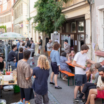 Logo der Dankstelle Oberbadgasse, Renovierung des Erdgeschosses